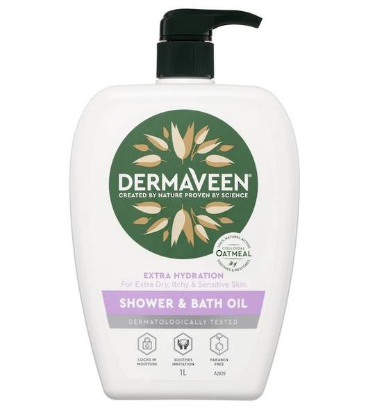 DermaVeen Shower and Bath Oil 500ml